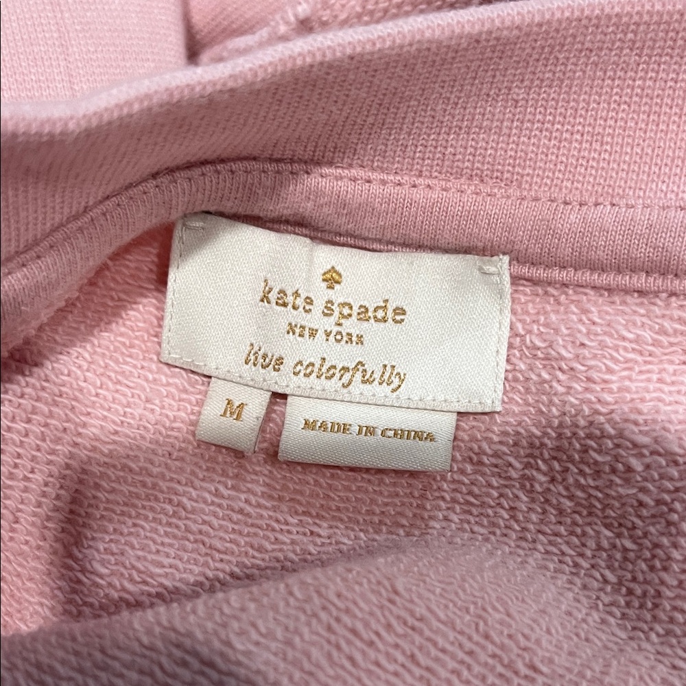 Kate Spade Cold Shoulder Ruffle Sweatshirt, size medium‎ - Picture 11 of 14